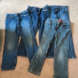 Boys 10 Husky jeans 1Wrangler 1Arizona 2Cat & Jack
